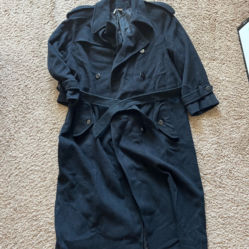 Spiegel Midnight Black Trench Coat